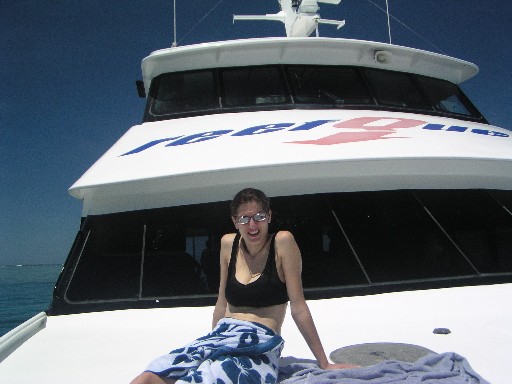 The Reef Quest catamaran, out of Cairns.