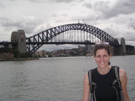 The Sydney Harbor Bridge.