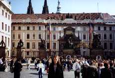 In front of the Hrad