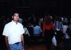 The hordes around the Mona Lisa