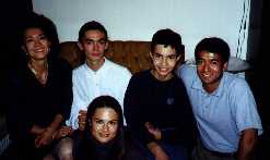 With the family