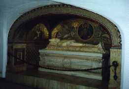 A pope in the Grottoes