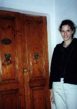 The door to our pensione